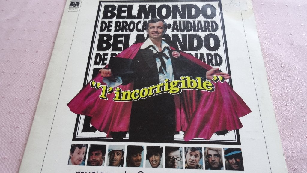 VINYL LP L'INCORRIGIBLE AVEC PAUL BELMONDO, Film et Théâtre, Comme neuf, Enlèvement, LP