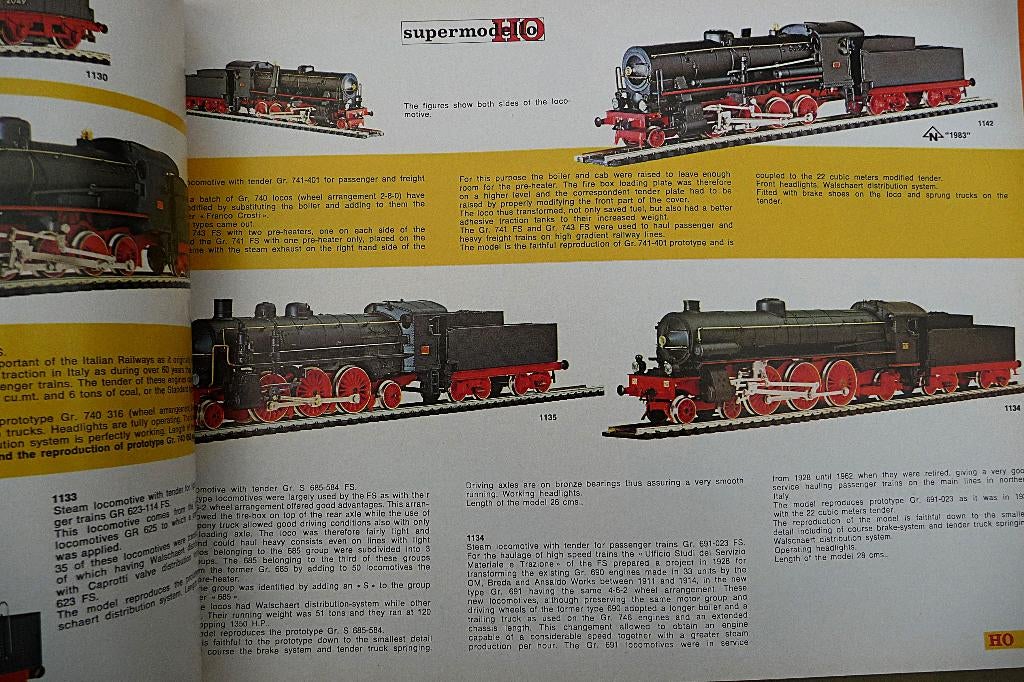 Rivarossi catalogen, Hobby en Vrije tijd, Overige merken, Gebruikt, Gelijkstroom, Boek, Tijdschrift of Catalogus