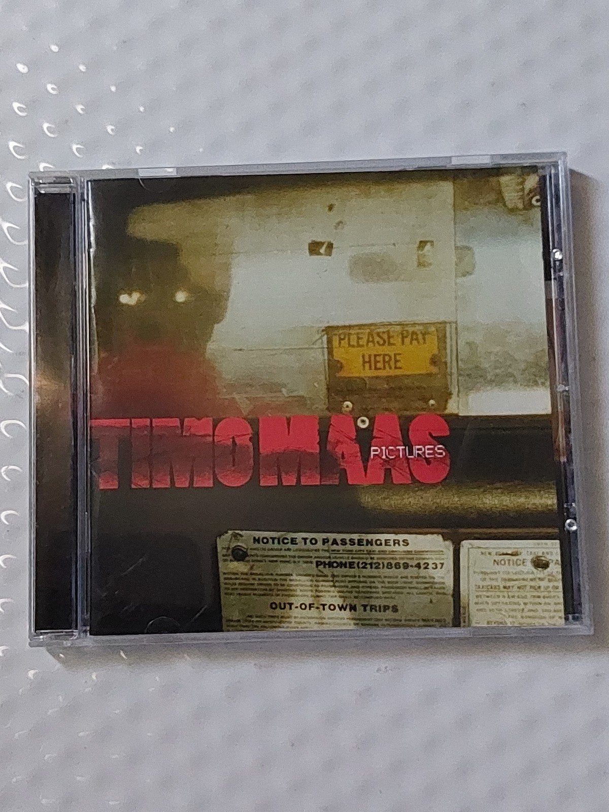TIMO MAAS - PICTURES, CD & DVD, CD | Dance & House, Envoi, Comme neuf