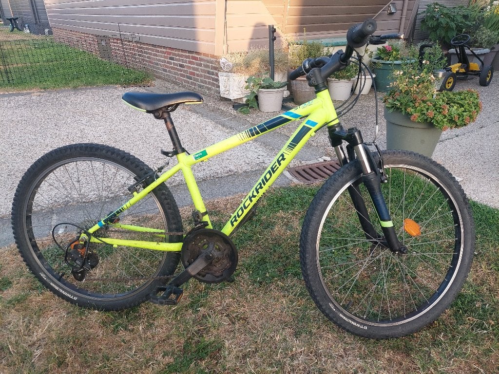 mountainbike 24 inch, Fietsen en Brommers, Ophalen, Versnellingen, Rockrider (Decathlon), Gebruikt