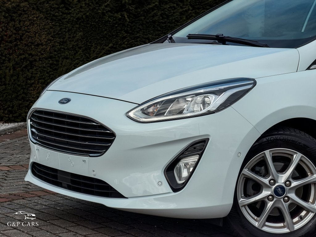 Ford Fiesta 1.0 EcoBoost | Camera | CarPlay | Zetelverw., Voorwielaandrijving, Stof, Wit, 5 deurs