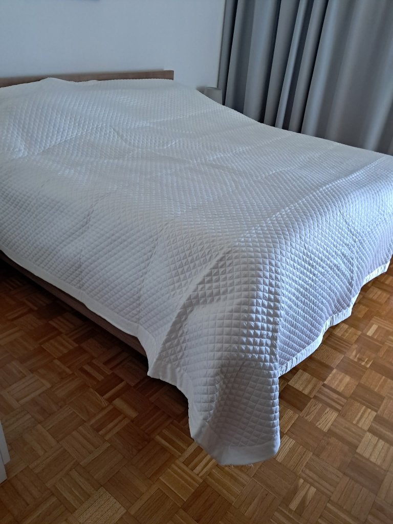 bedsprei, Huis en Inrichting, Wit, Ophalen of Verzenden, Deken of Dekbed, Polyester