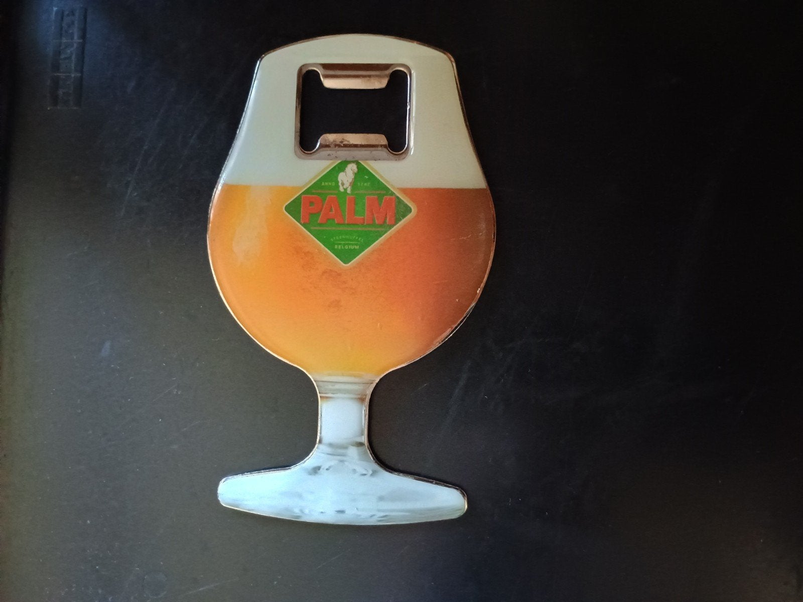 Palm aftrekker in de vorm van een pint, Ophalen of Verzenden, Palm