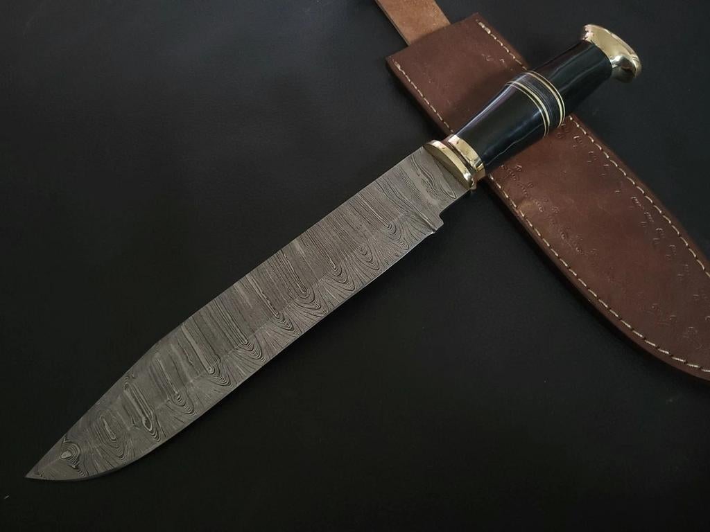 Couteau de Damas, Caravanes & Camping, Outils de camping, Enlèvement ou Envoi