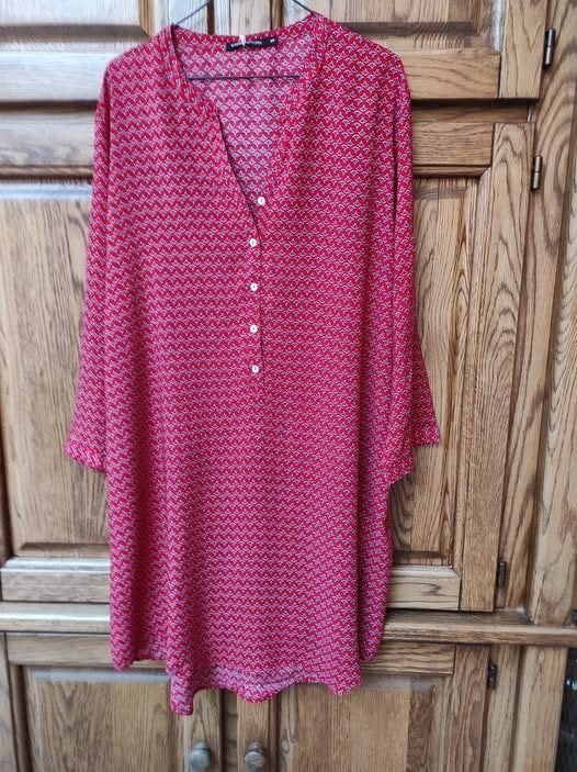 Monoprix Les Essentials tuniek van viscose - maat 46/48, Kleding | Dames, Topjes, Autre, Maat 46/48 (XL) of groter, Nieuw, Ophalen of Verzenden