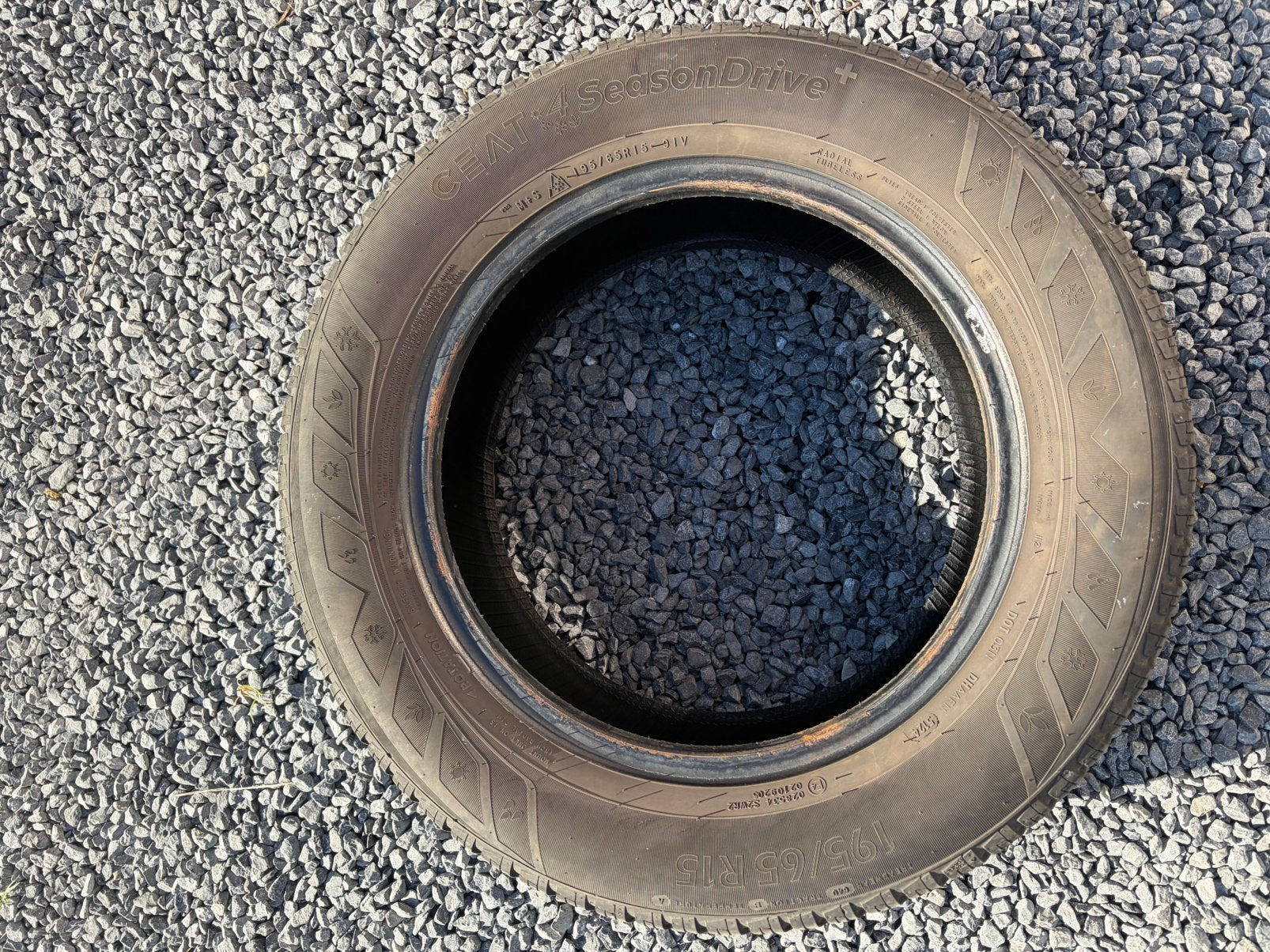 Pneu CEAT occasion 195/65 R15, Enlèvement