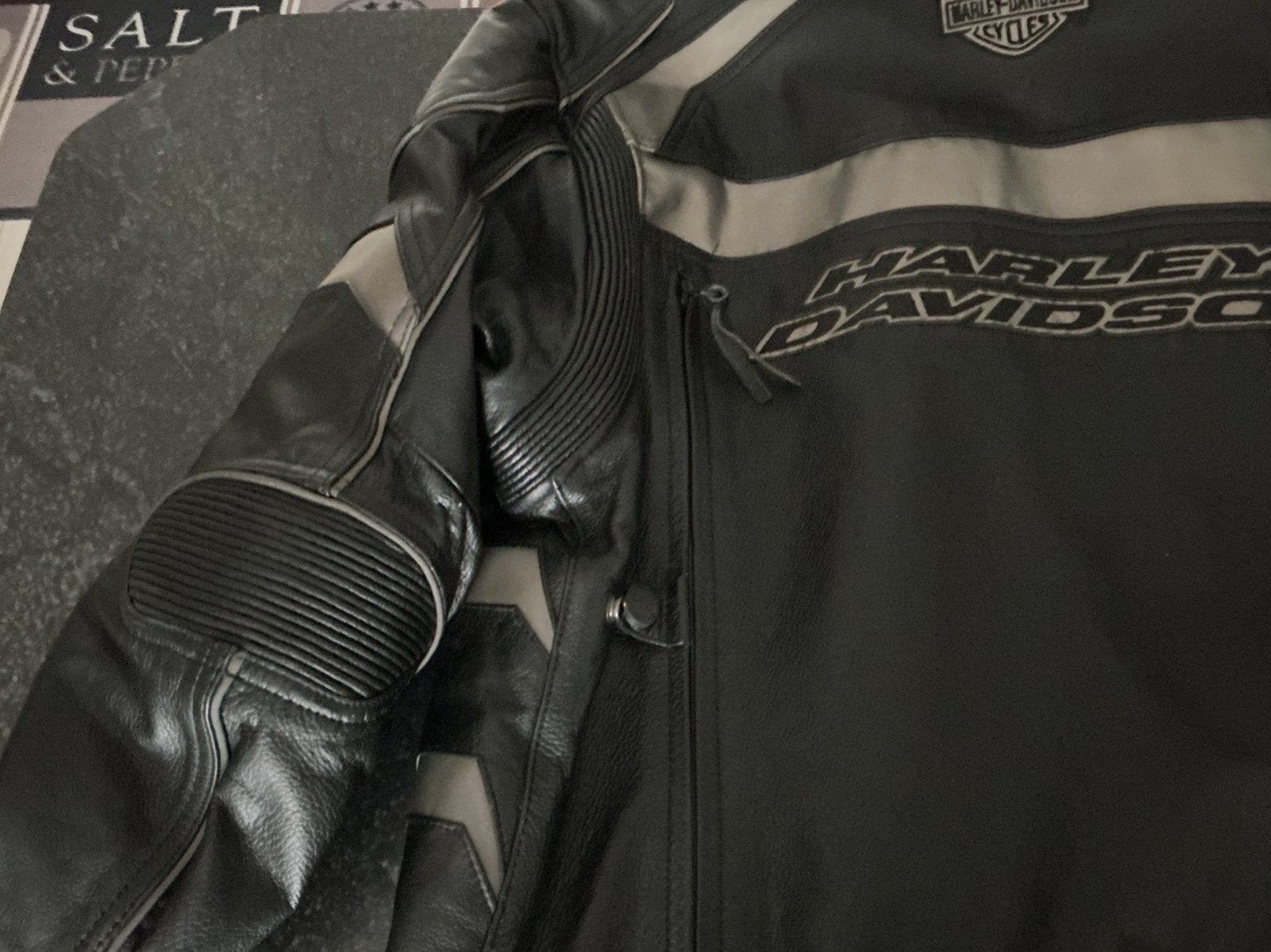 Leder motorvest Harley Davidson, Motoren, Ophalen of Verzenden, Nieuw zonder kaartje, Heren, Jas | leer