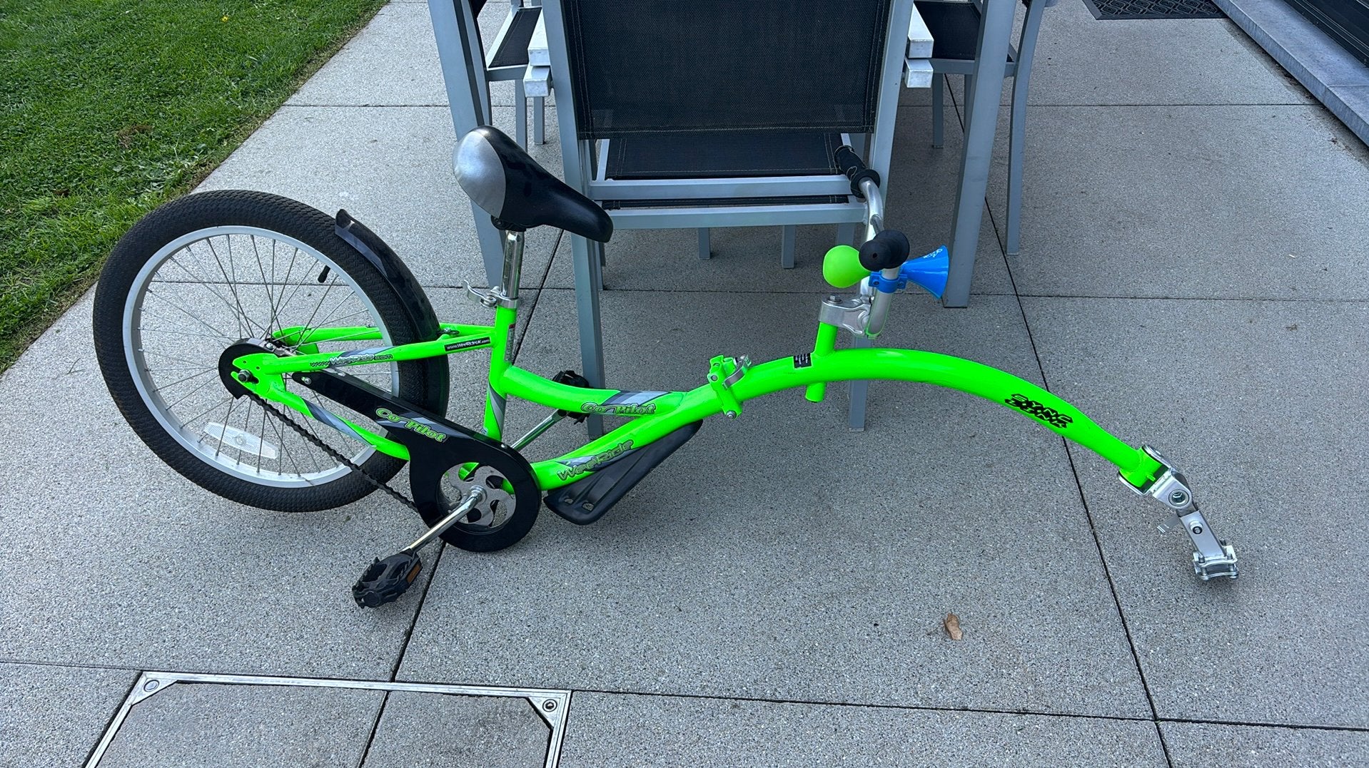 WeeRide Co-Pilot 20 inch aanhangfiets / volgfiets – groen, Fietsen en Brommers, Ophalen, Zo goed als nieuw, Aanhangfiets