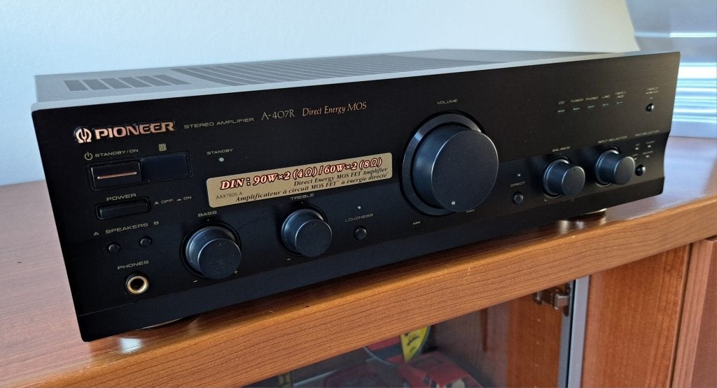 PIONEER A-407r, Moins de 60 watts, Enlèvement ou Envoi, Comme neuf, Stéréo