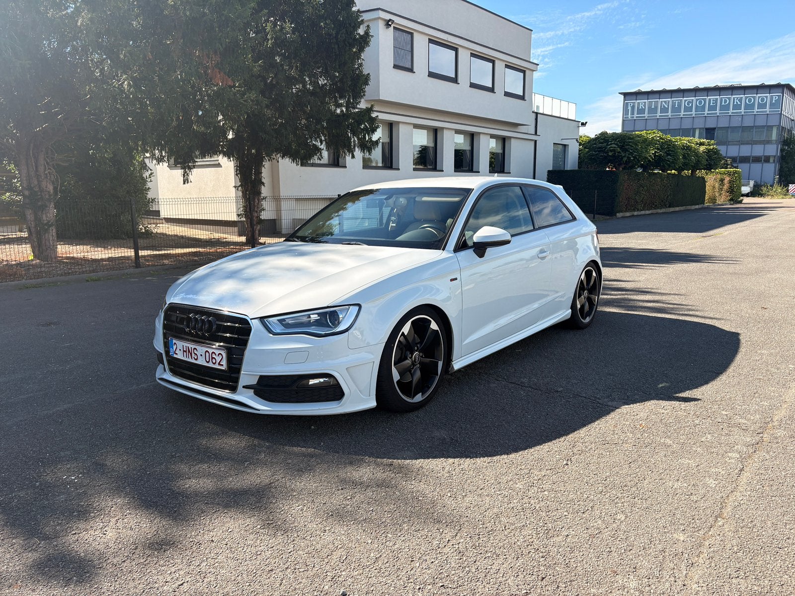 Audi a3, Auto's, Voorwielaandrijving, Wit, Leder, Particulier