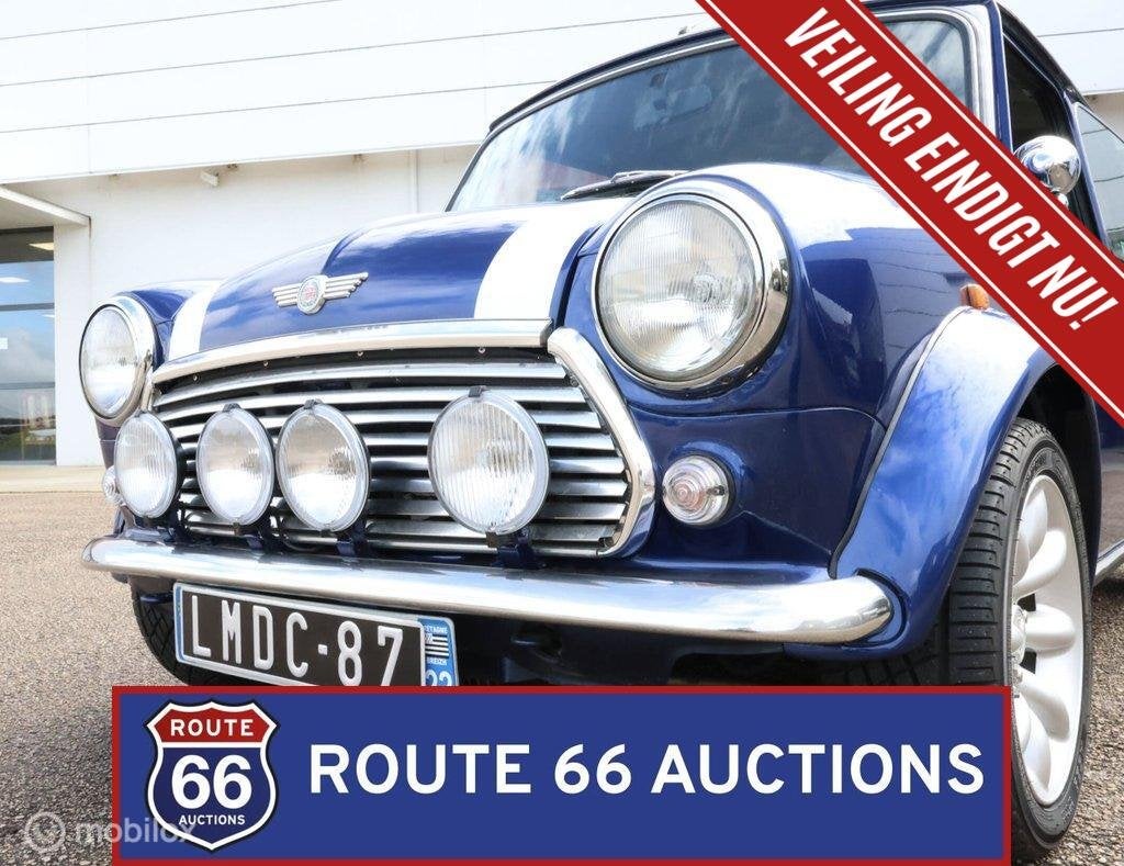 Mini Cooper 1.3 MPI | 1998 | Route 66 Auctions, Auto's, Oldtimers, Zwart, Bedrijf, Handgeschakeld, Overige carrosserie