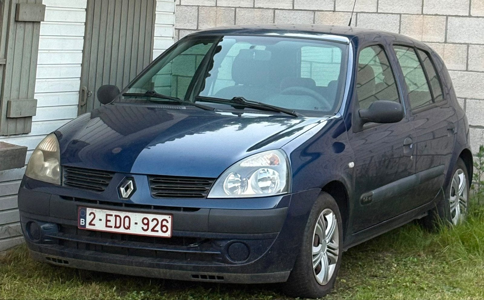 Renault Clio automaat 1.4 Bezine euro4 auto start en rijd, Stof, Blauw, Particulier, 14 cc