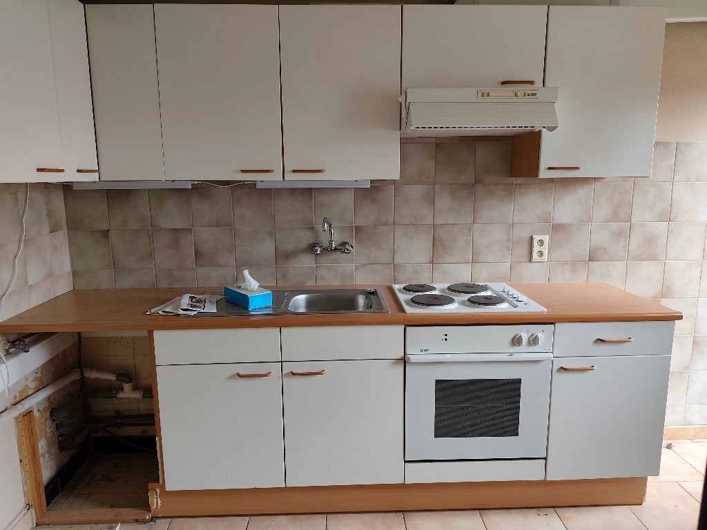 Keuken, Maison & Meubles, Cuisine | Cuisines complètes, Neuf, Bois, Enlèvement, Cuisine à paroi simple
