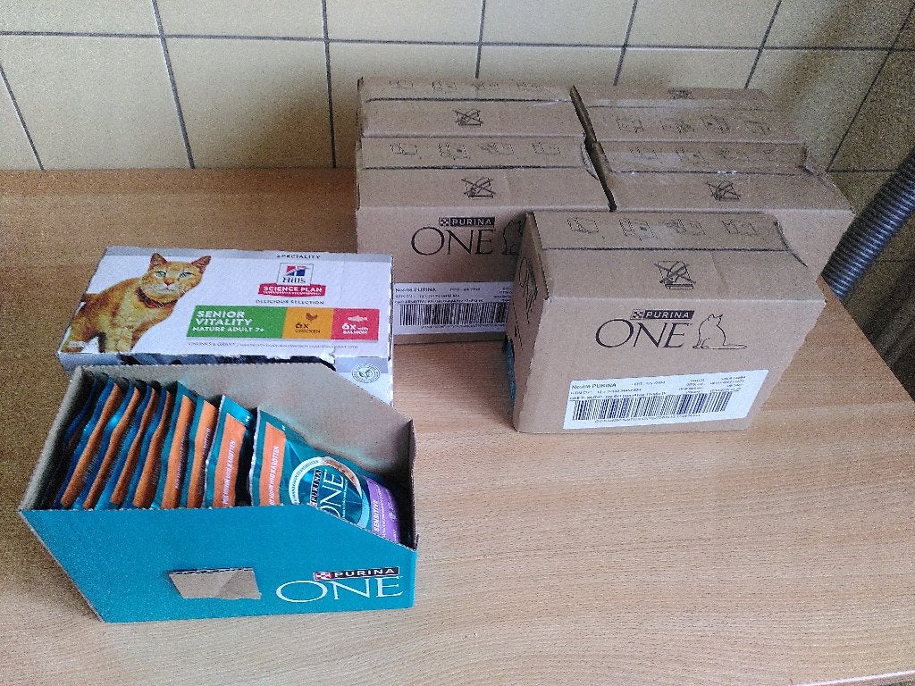 Pâtées pour chat Purina One Sensitive, Enlèvement, Chat