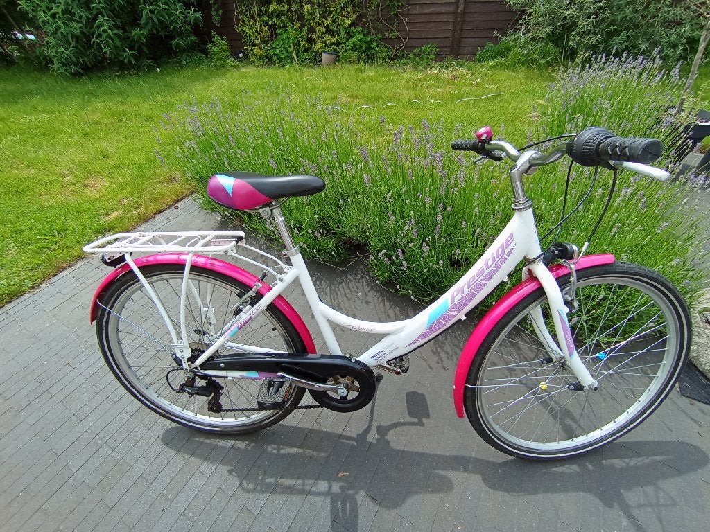 Meisjesfiets, Ophalen, Gebruikt, Velgrem, Versnellingen