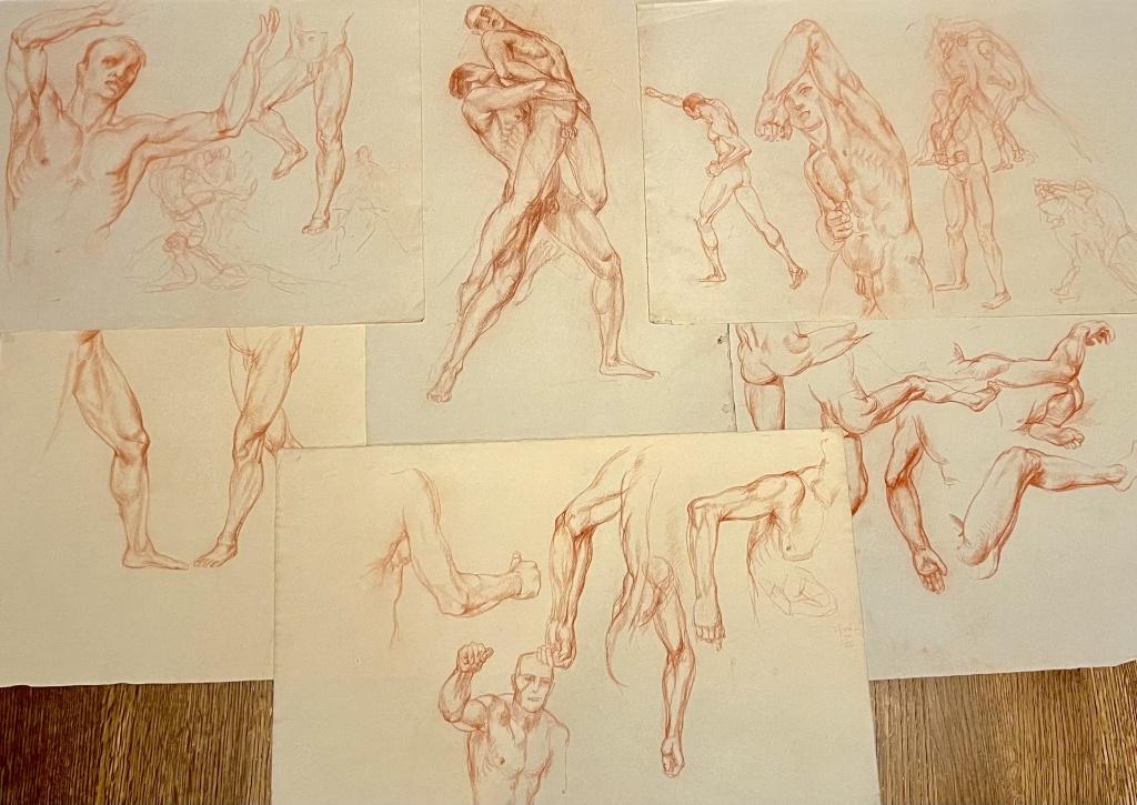 Paul Daxhelet. Nus masculins. (3), Ophalen of Verzenden