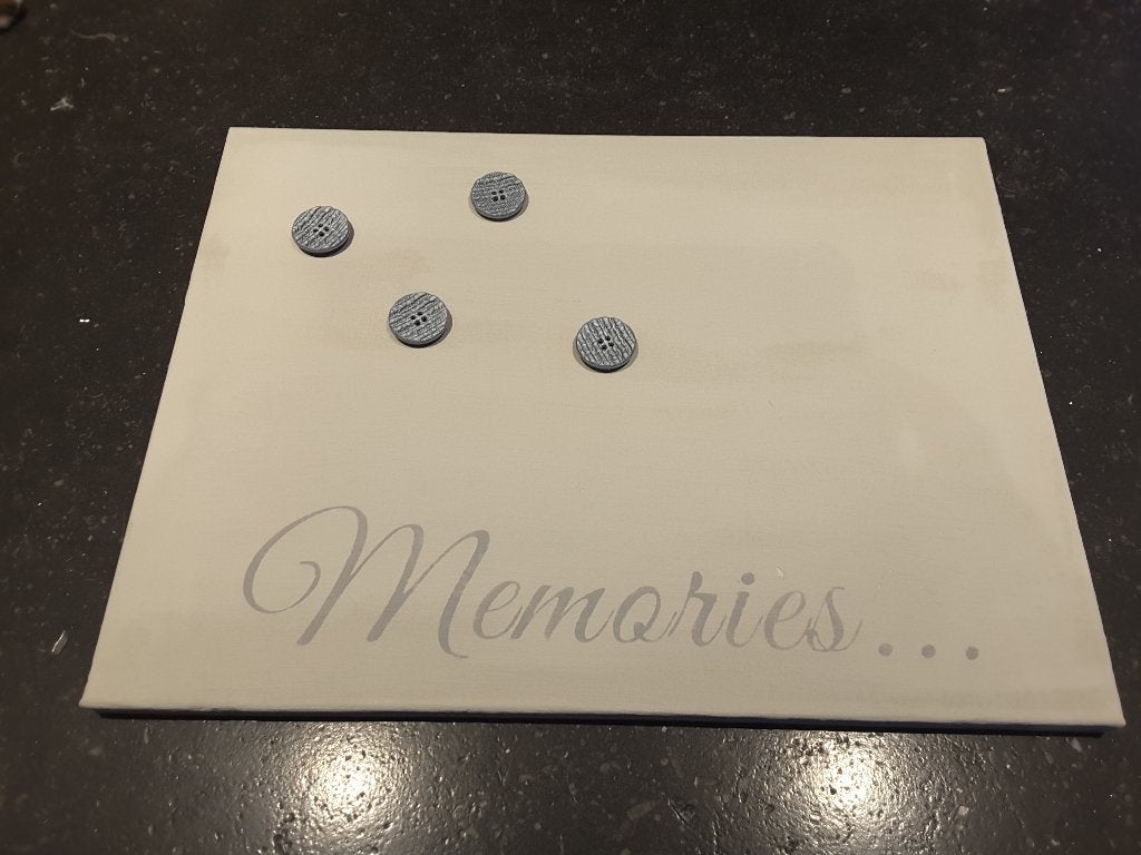 magneetbord met tekst Memories, Maison & Meubles, Accessoires pour la Maison | Tableaux d'affichage, Enlèvement, Neuf, Tableau magnétique