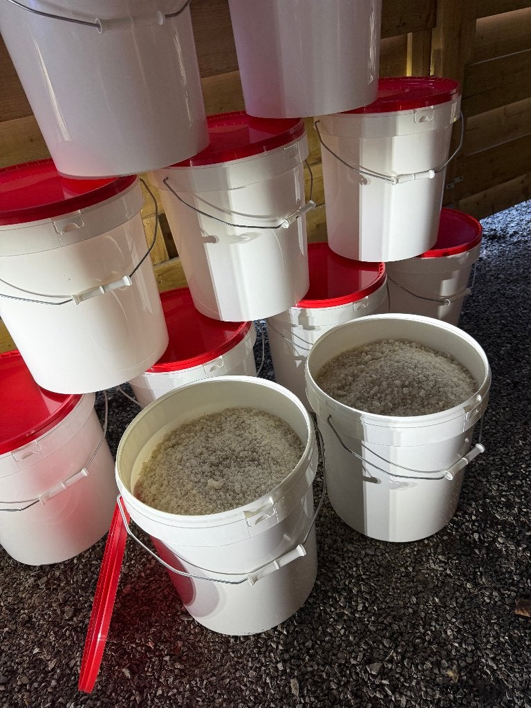 15kg strooizout in stevige emmer met handvat en deksel, Tuin en Terras, Ophalen of Verzenden, Nieuw, Overige soorten