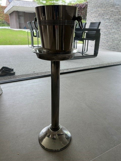 champagne/wijnkoeler op voet, Gebruikt, Klassiek, Overige typen, Ophalen of Verzenden