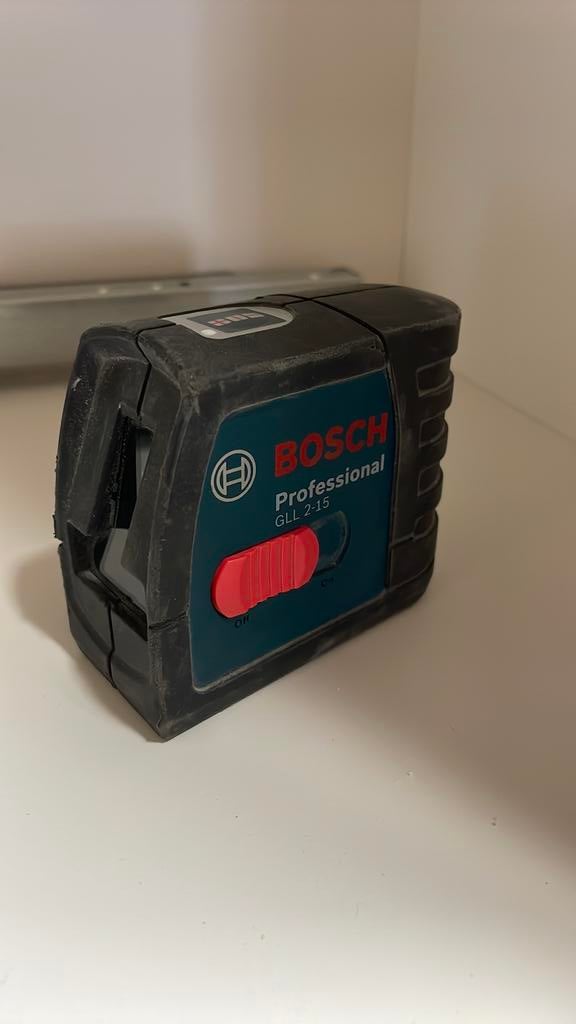 Bosch kruislijnlaser gll 2-15, Ophalen of Verzenden, Gebruikt