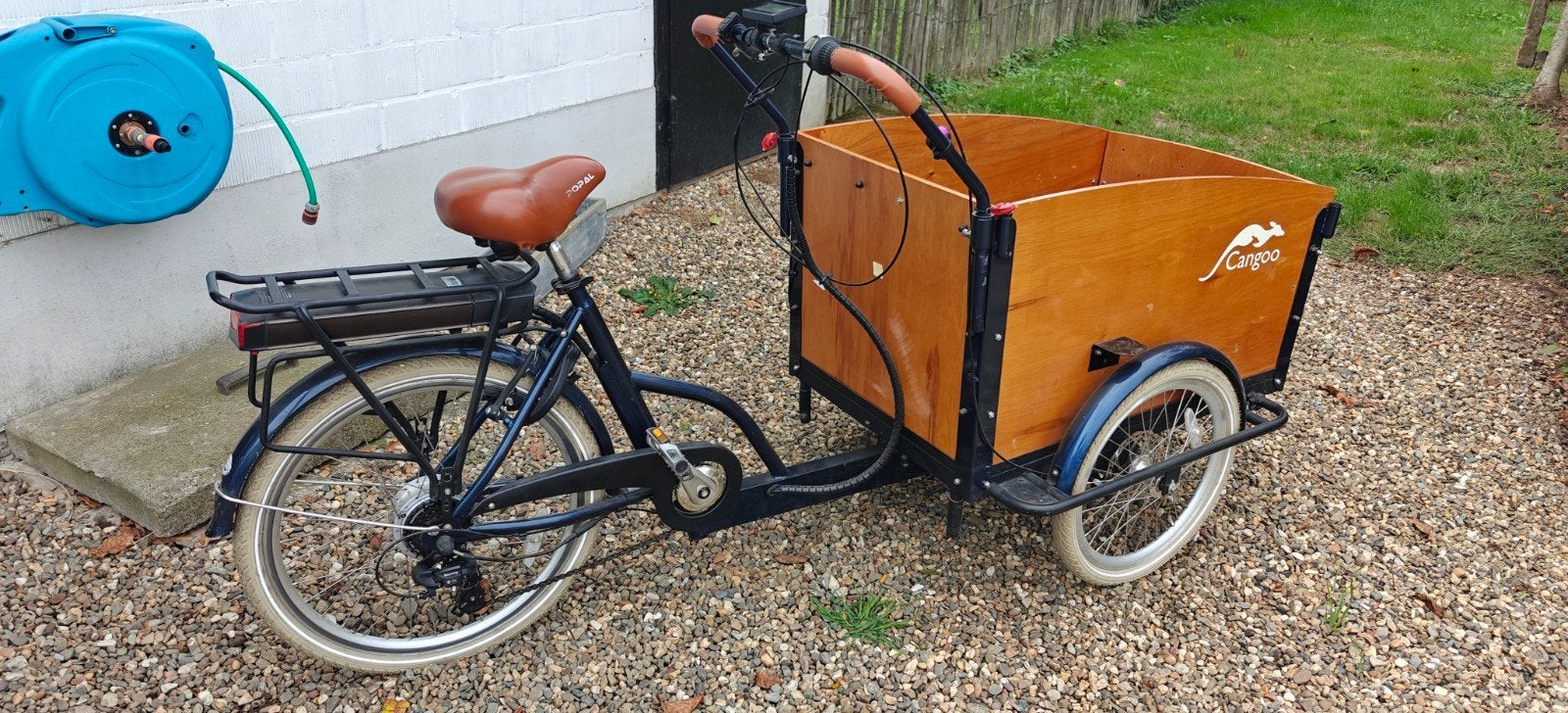 cangoo elektrische bakfiets, Ophalen, Gebruikt