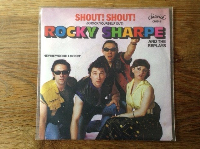 single rocky sharpe, CD & DVD, Enlèvement ou Envoi, Rock et Metal, Housse de protection extérieure, 7 inch
