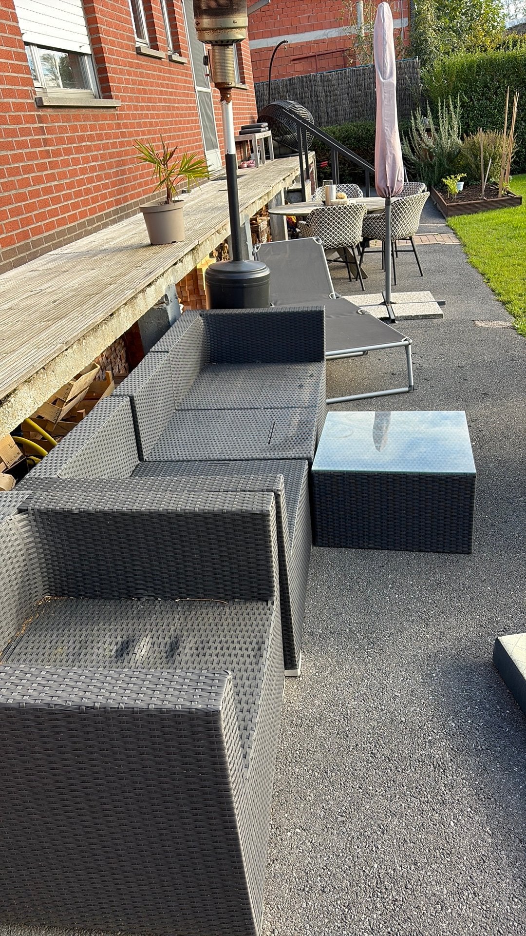 Lounge set, Ophalen, Gebruikt, 4 zitplaatsen