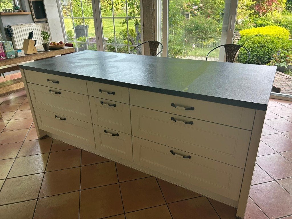 Cuisine IXINA complète avec îlot central sans électroménager, Maison & Meubles, Cuisine | Cuisines complètes, Utilisé, Autres types
