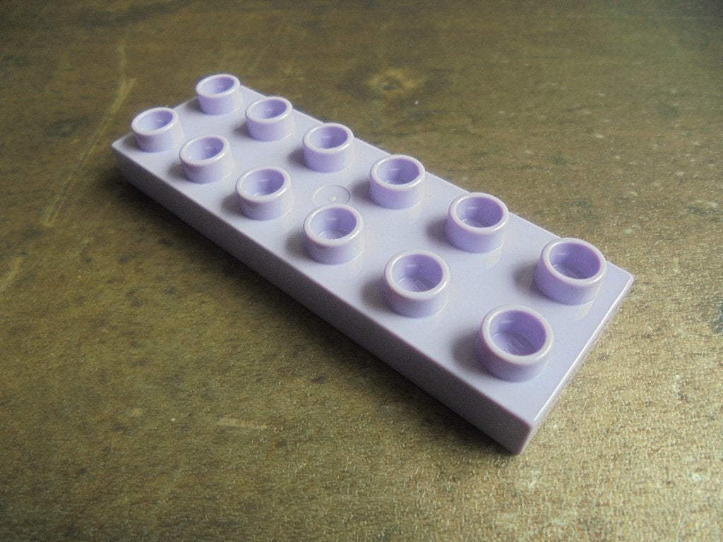 Lego Duplo Plate 2x6 (zie foto's) 2, Ophalen of Verzenden, Gebruikt, Losse stenen, Duplo