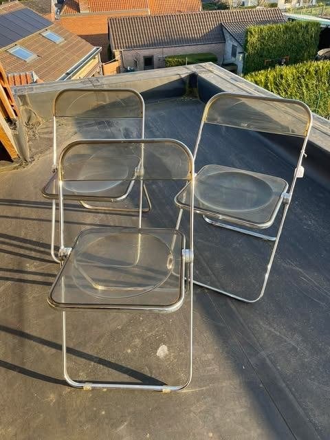 Plia chairs by Giancarlo Piretti, Ophalen