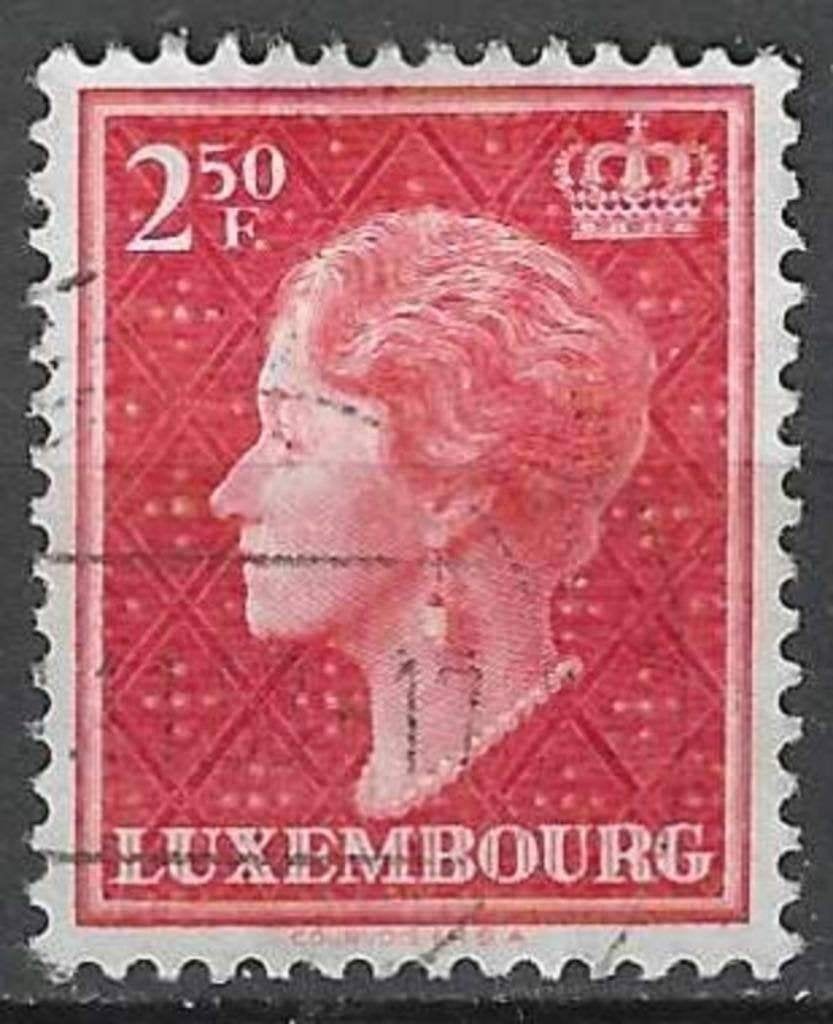 Luxemburg 1948-1953 - Yvert 421A - Charlotte (ST), Envoi, Luxembourg, Affranchi