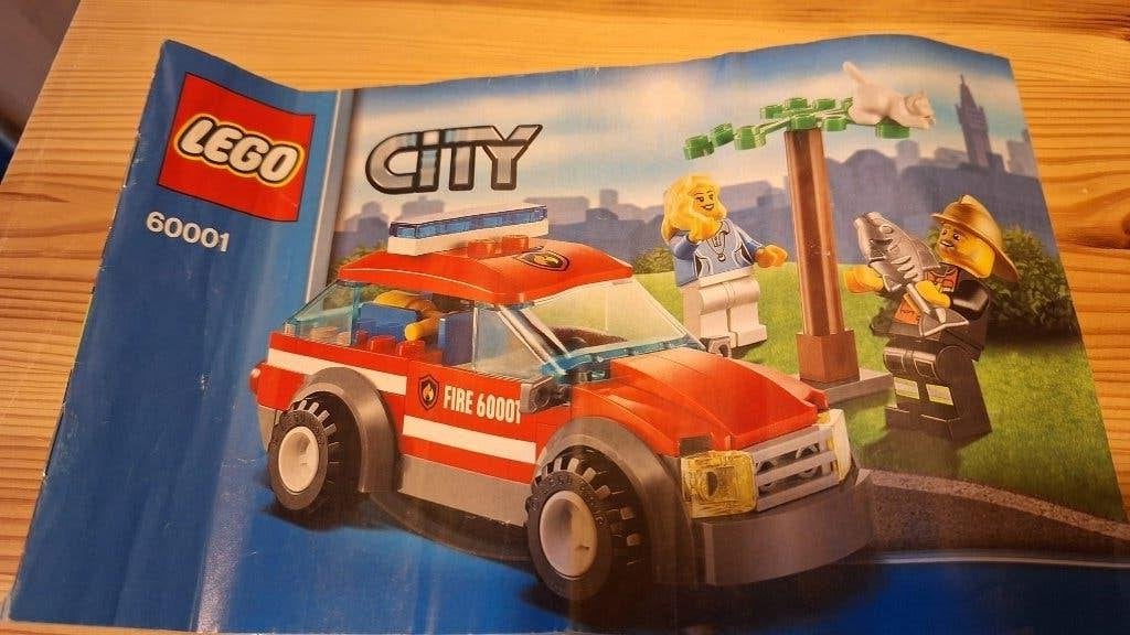 lego 60001 kleine brandweerauto, City, Lego, Ophalen of Verzenden, Zo goed als nieuw