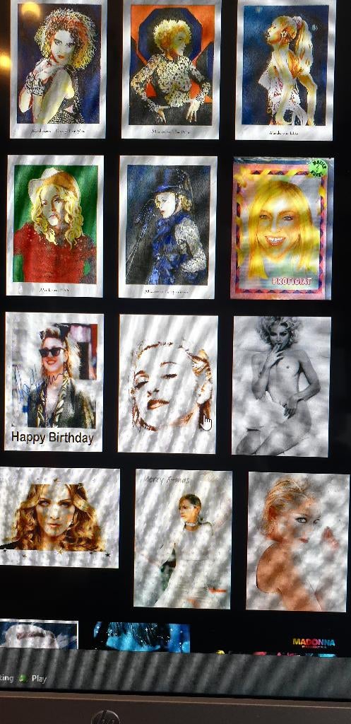 Madonna - Cartes de voeux, Enlèvement ou Envoi, 1980 à nos jours, Non affranchie, Stars et Célébrités