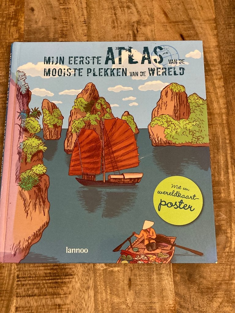 Mijn eerste Atlas van de mooiste plekken van de wereld, Ophalen of Verzenden, Gelezen, Lannoo