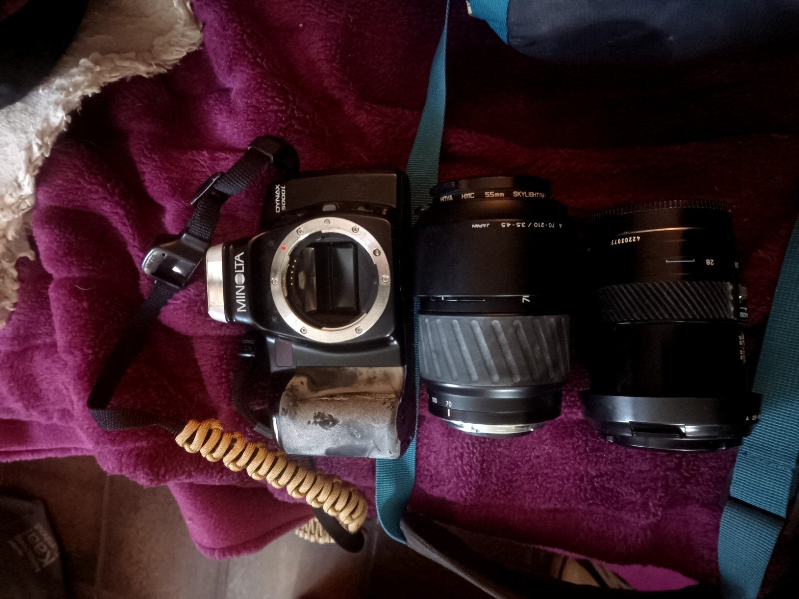 Minolta Dynax 5000i analoge spiegelreflexcamera, Audio, Tv en Foto, Fotocamera's Digitaal, Ophalen of Verzenden, Gebruikt, Spiegelreflex
