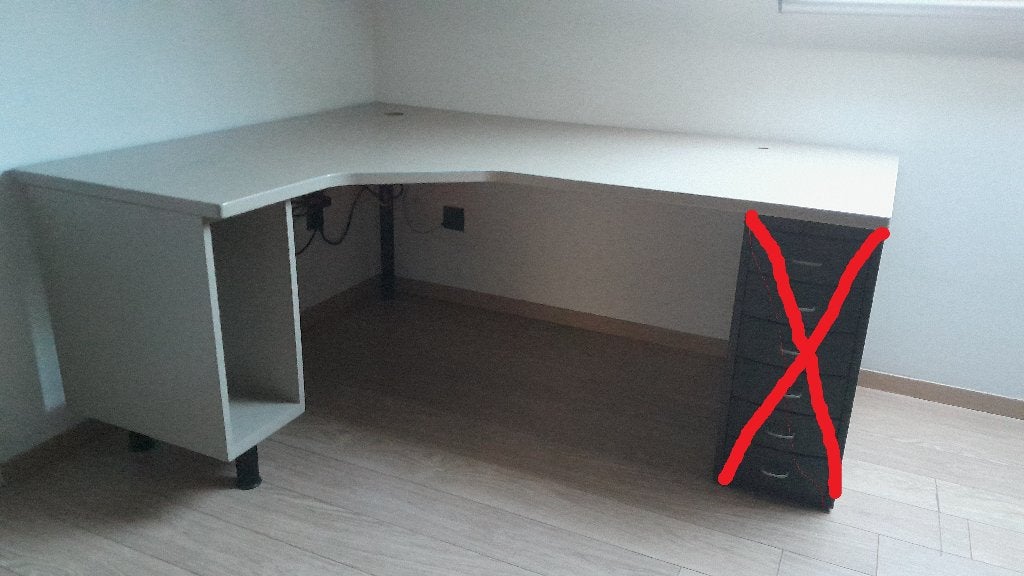 Bureau hoekmodel., Diversen, Bureau-accessoires, Ophalen, Gebruikt