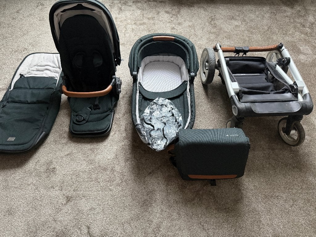 Mutsy Nio kinderwagen volledige set, Avec siège auto, Enlèvement, Utilisé, Poussette