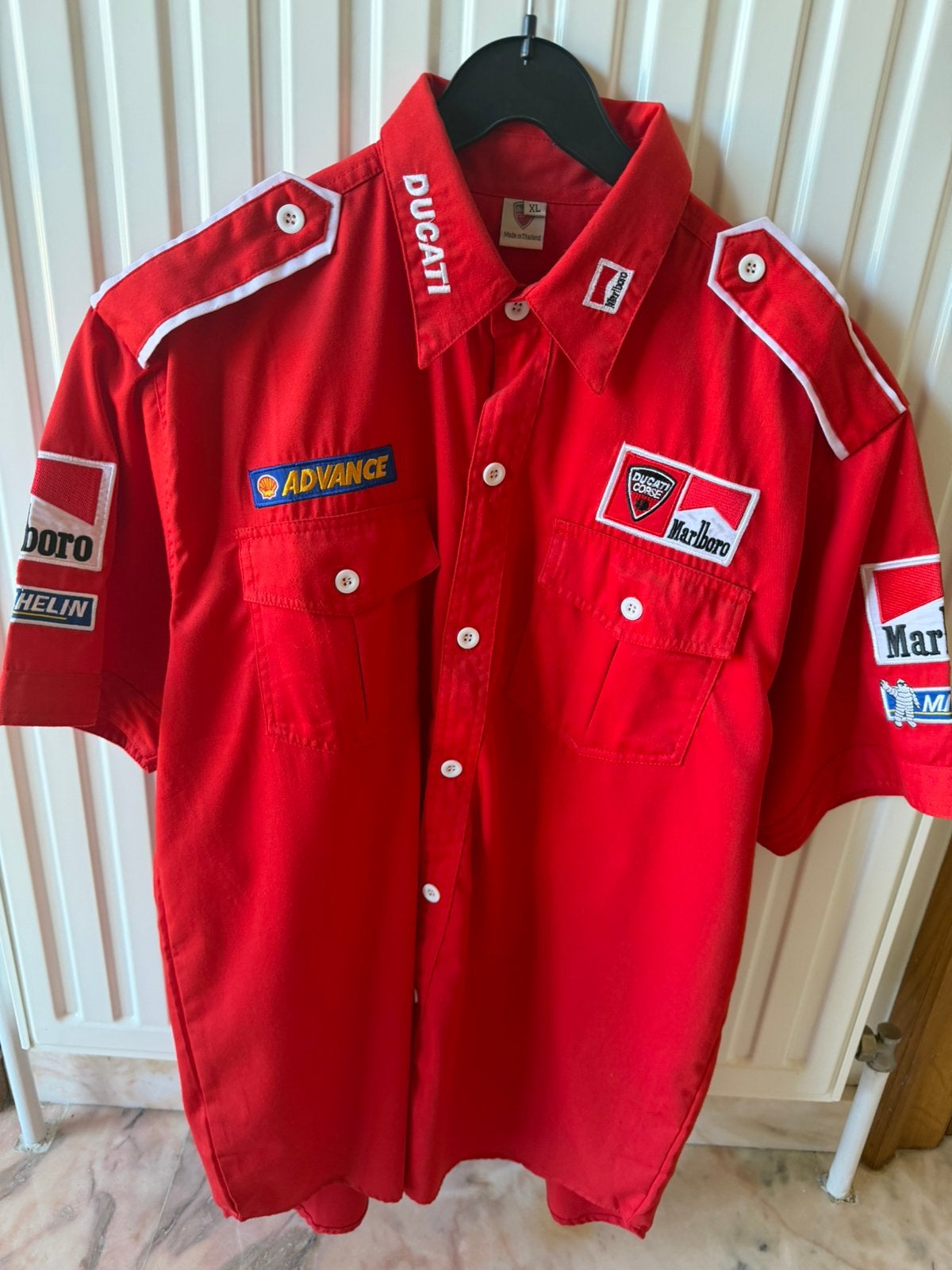 Ducati corse Marlboro Racing Shirt, niet gedragen !!!, Motoren, Ophalen