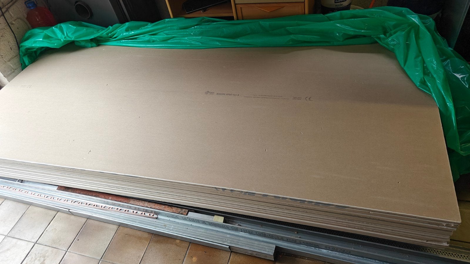 Rigips 4PRO gipsplaten 12,5 mm – 15 stuks, Doe-het-zelf en Bouw, Platen en Panelen, Zo goed als nieuw, Overige materialen, Minder dan 20 mm