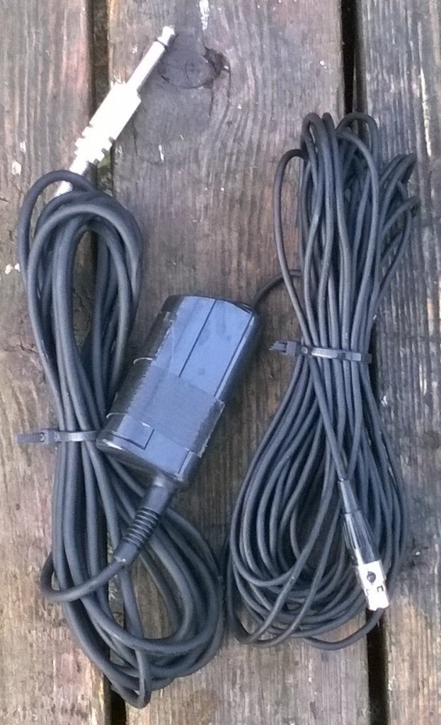 Microfoonsnoer met mini XLR en jack, 5 + 10 meter, Musique & Instruments, Enlèvement ou Envoi, Comme neuf, Appareillage