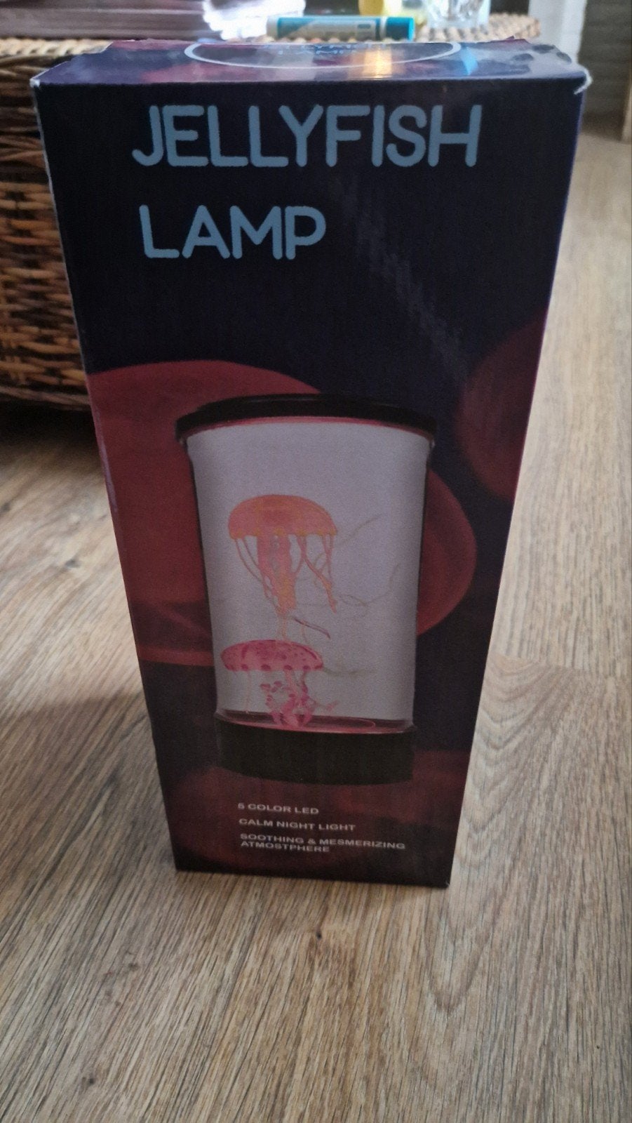 LED Jellyfish/ kwallenlamp/ Sfeerlicht, Ophalen, Tafellamp, 30 cm, Zo goed als nieuw