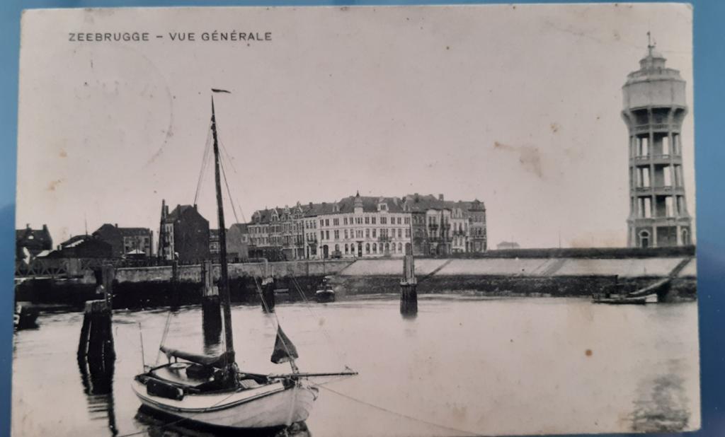 ZEEBRUGGE vue sur le PORT de Haven, Verzamelen, Ophalen of Verzenden