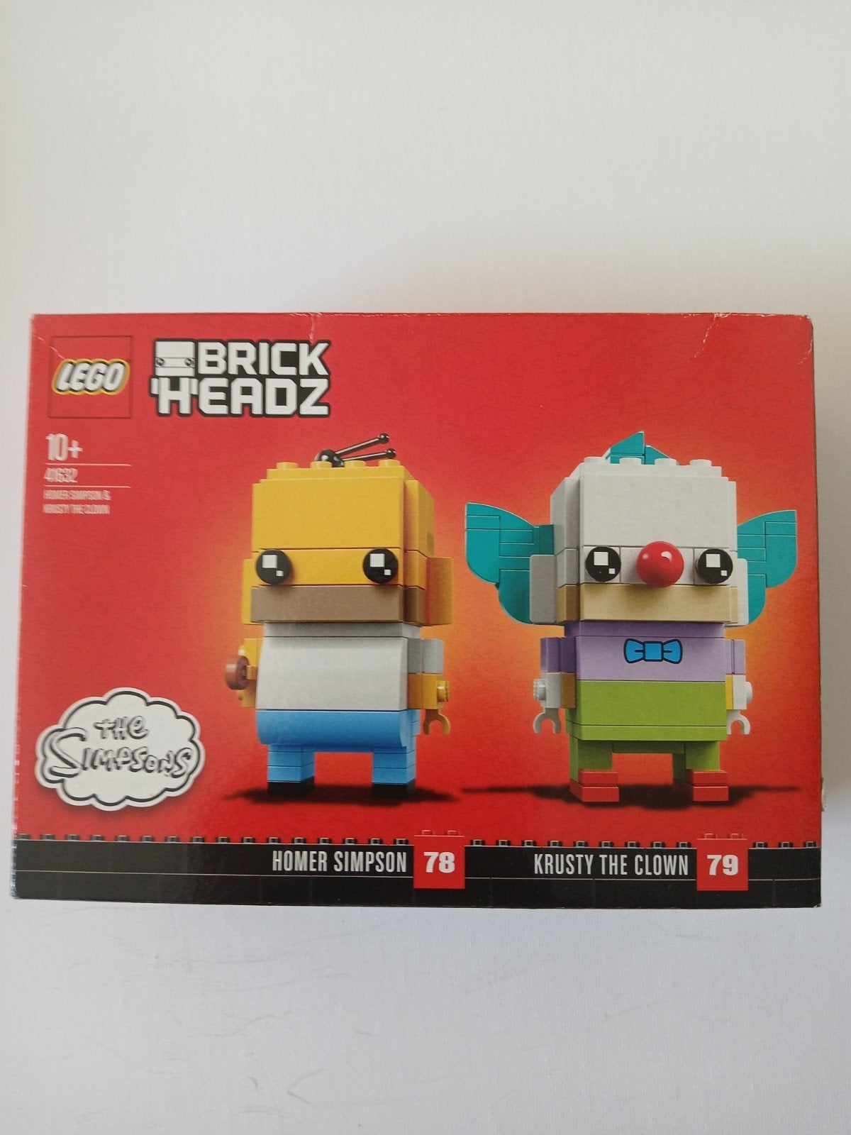 Brickheadz Homer Simpson & Krusty the Clown, Enlèvement, Lego, BrickHeadz