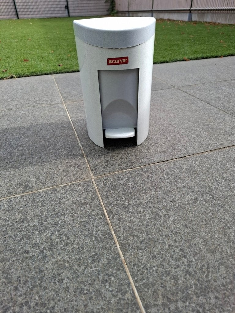 Vuilnisbakje, À pédale, Moins de 10 litres, Comme neuf, Synthétique