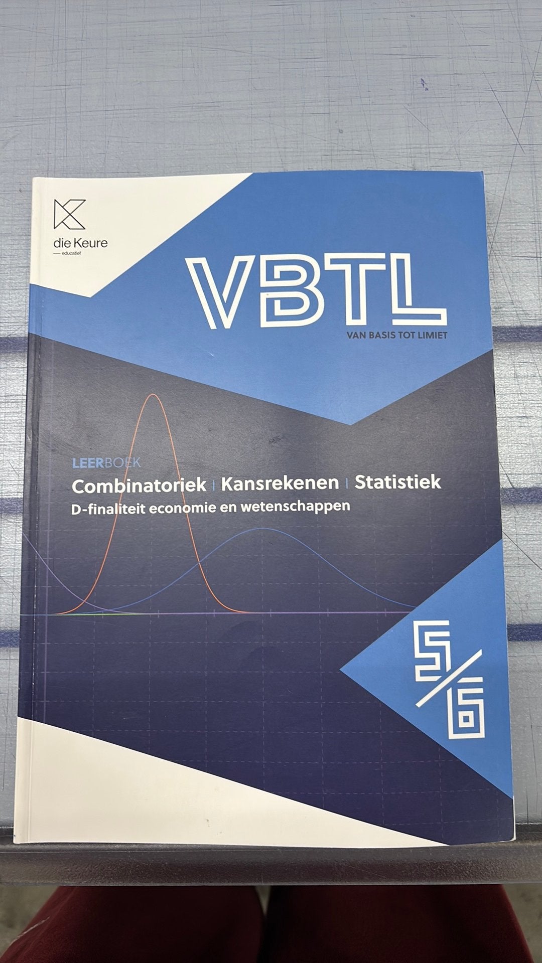 VBTL 5/6 - leerboek Combinatoriek, kansrekenen & statistiek, Livres, Enlèvement ou Envoi, Comme neuf, Secondaire, Mathématiques A