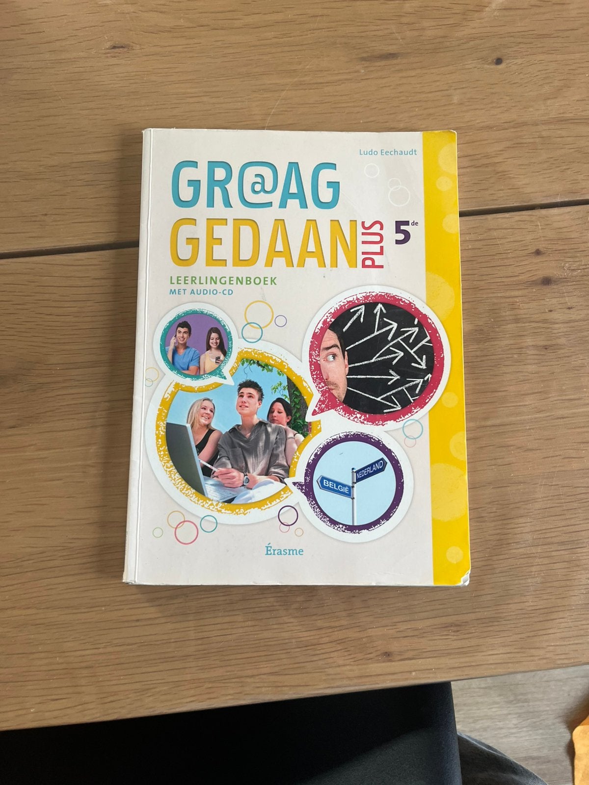 Gra@g Gedaan Plus 5de - Erasme, Livres, Enlèvement ou Envoi, Utilisé, Secondaire, Néerlandais