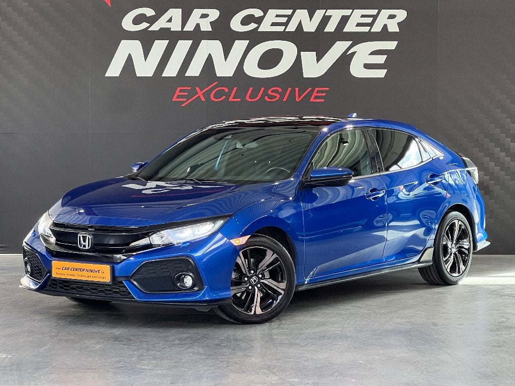 Honda Civic 1.5 i-VTEC Sport Plus CVT * Navigation * Caméra, Autos, Achat, Euro 6, Entreprise, Noir