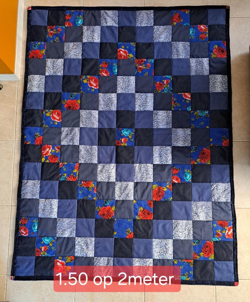 Handwerk Quilt dekentje, Hobby en Vrije tijd, Ophalen of Verzenden, Nieuw