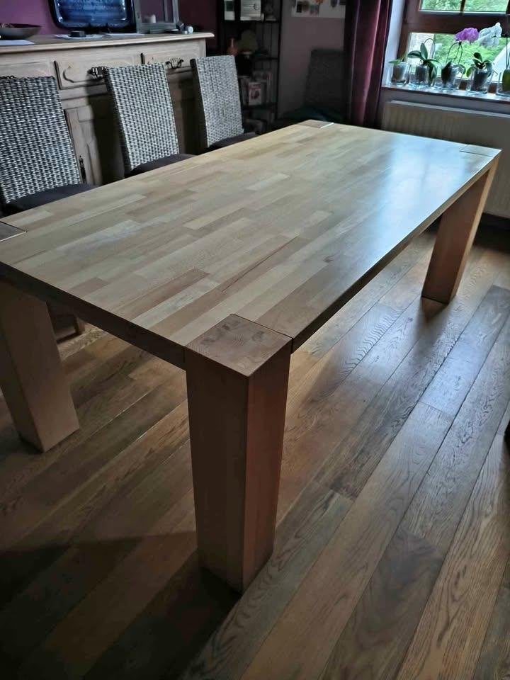TABLE SALLE A MANGER, Maison & Meubles, Comme neuf, 100 à 150 cm, Enlèvement, Chêne