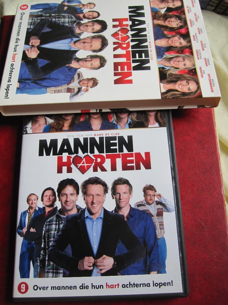 Mannenharten (2013) in speciale schuifhoes, Cd's en Dvd's, Dvd's | Nederlandstalig, Boxset, Vanaf 9 jaar, Ophalen of Verzenden